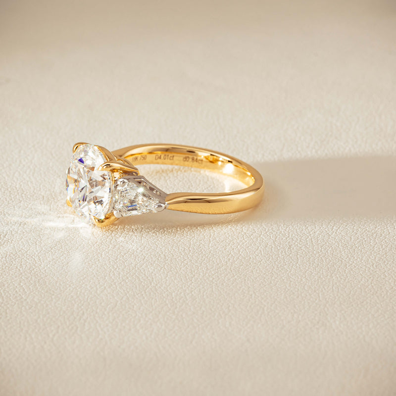 18ct Yellow & White Gold 4.01ct Diamond Odyssey Ring - Ring - Walker & Hall