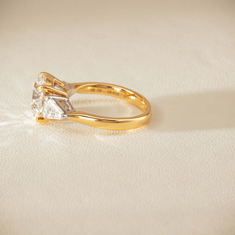 18ct Yellow & White Gold 4.01ct Diamond Odyssey Ring - Ring - Walker & Hall