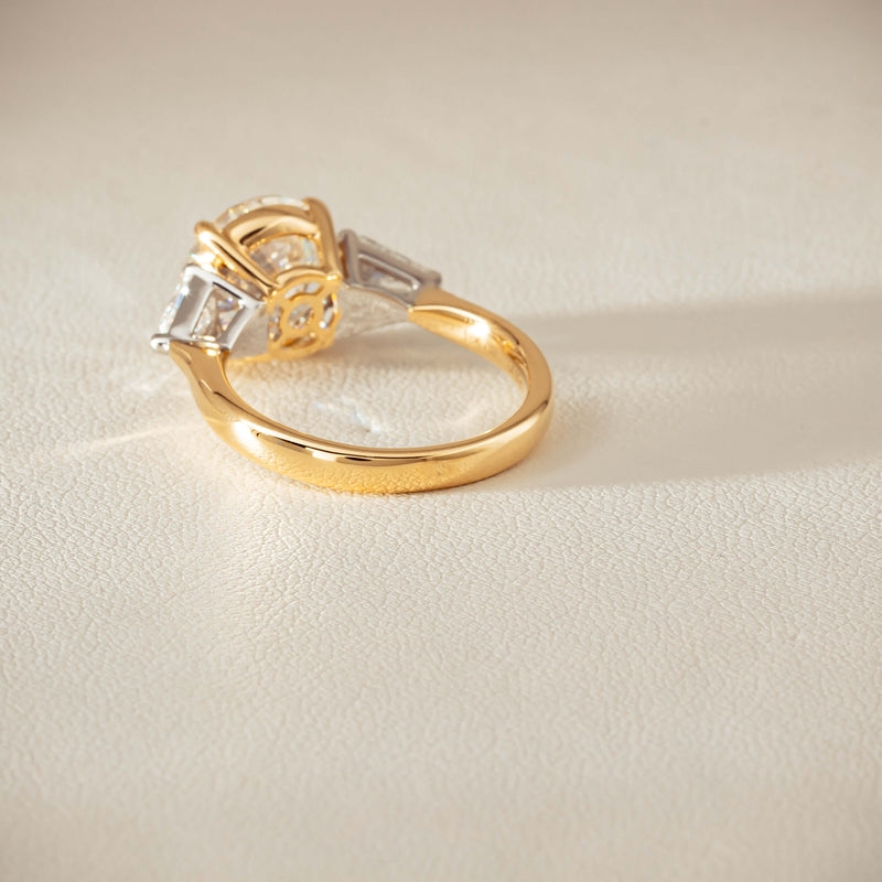 18ct Yellow & White Gold 4.01ct Diamond Odyssey Ring - Ring - Walker & Hall