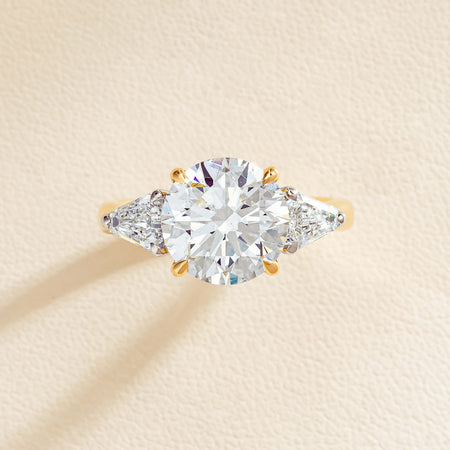 18ct Yellow & White Gold 4.01ct Diamond Odyssey Ring - Ring - Walker & Hall