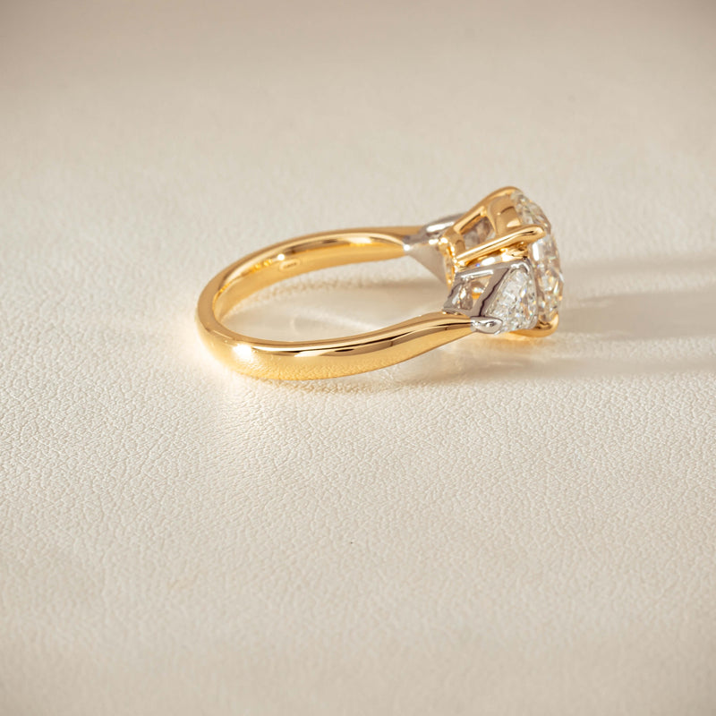 18ct Yellow & White Gold 4.01ct Diamond Odyssey Ring - Ring - Walker & Hall