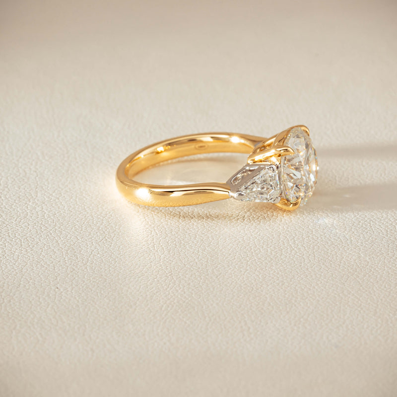 18ct Yellow & White Gold 4.01ct Diamond Odyssey Ring - Ring - Walker & Hall