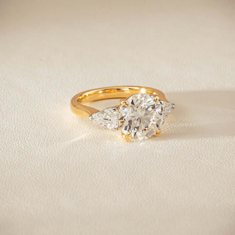 18ct Yellow & White Gold 4.01ct Diamond Odyssey Ring - Ring - Walker & Hall