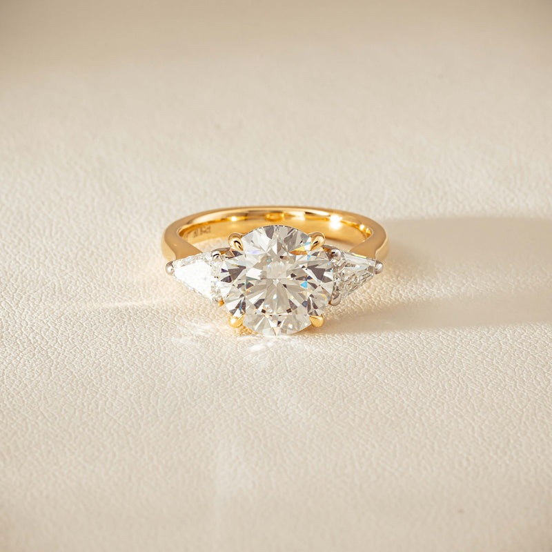 18ct Yellow & White Gold 4.01ct Diamond Odyssey Ring - Ring - Walker & Hall