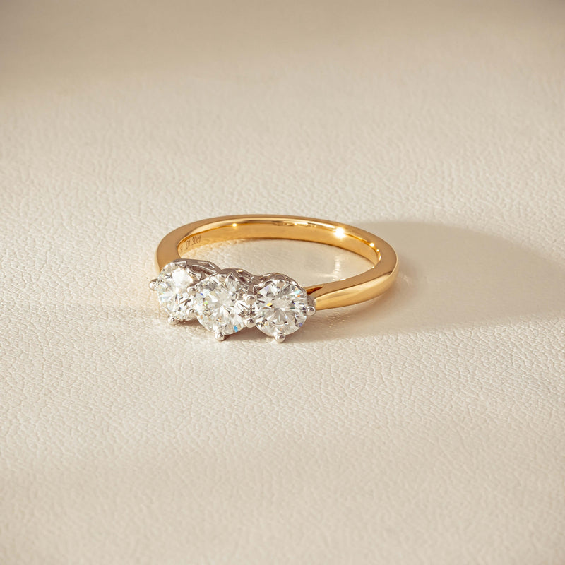 18ct Yellow Gold 1.30ct Diamond Coronado Ring - Ring - Walker & Hall