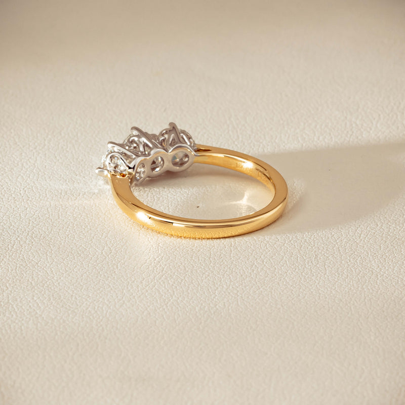 18ct Yellow Gold 1.30ct Diamond Coronado Ring - Ring - Walker & Hall