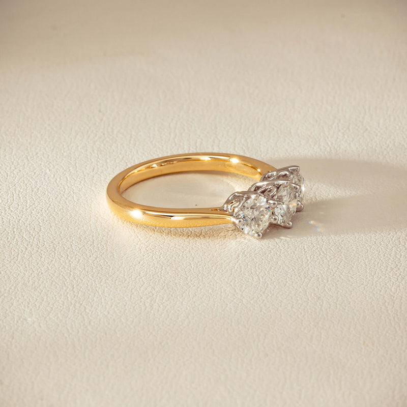 18ct Yellow Gold 1.30ct Diamond Coronado Ring - Ring - Walker & Hall