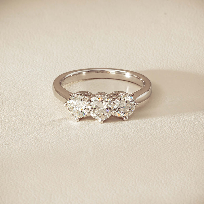 18ct White Gold 1.33ct Diamond Coronado Ring - Ring - Walker & Hall
