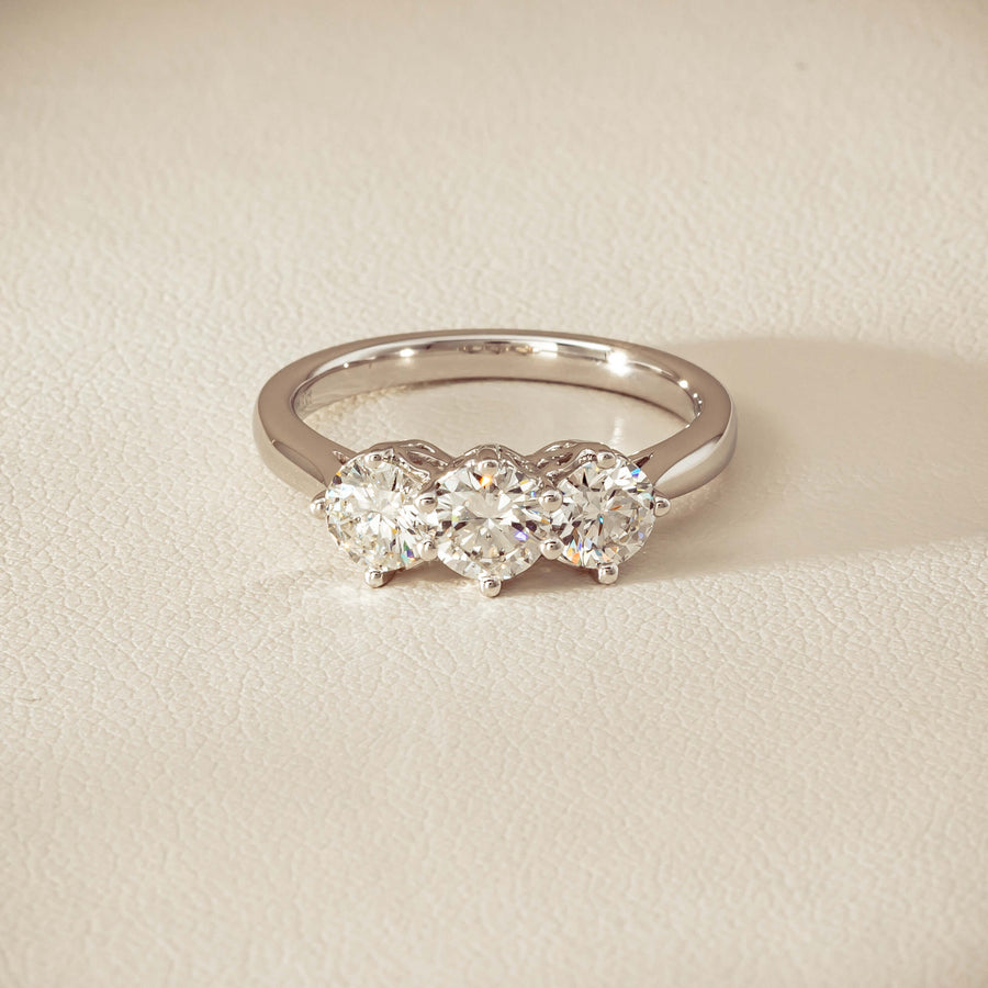 18ct White Gold 1.33ct Diamond Coronado Ring - Ring - Walker & Hall