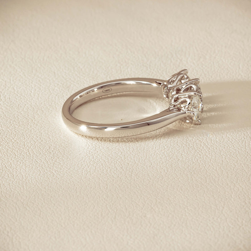 18ct White Gold 1.33ct Diamond Coronado Ring - Ring - Walker & Hall