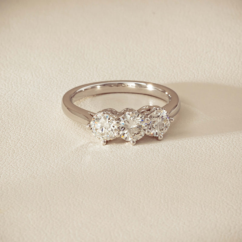 18ct White Gold 1.33ct Diamond Coronado Ring - Ring - Walker & Hall