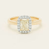 18ct Yellow Gold 1.00ct Fancy Cushion-Cut Diamond Nina Ring - Ring - Walker & Hall