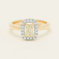 18ct Yellow Gold 1.00ct Fancy Cushion-Cut Diamond Nina Ring - Ring - Walker & Hall