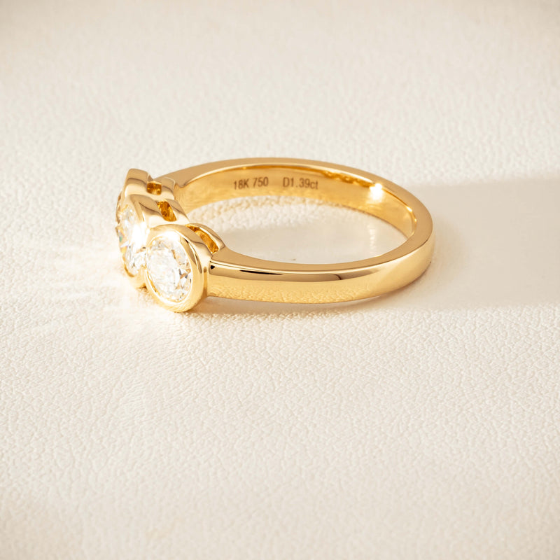 18ct Yellow Gold 1.39ct Reclaimed Diamond Natalia Ring