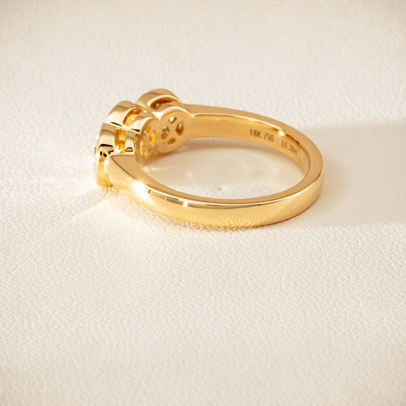 18ct Yellow Gold 1.39ct Reclaimed Diamond Natalia Ring