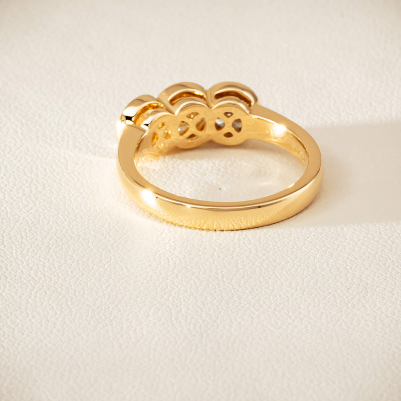 18ct Yellow Gold 1.39ct Reclaimed Diamond Natalia Ring