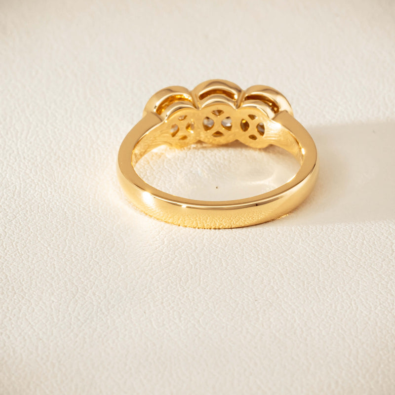 18ct Yellow Gold 1.39ct Reclaimed Diamond Natalia Ring