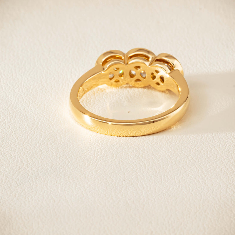 18ct Yellow Gold 1.39ct Reclaimed Diamond Natalia Ring