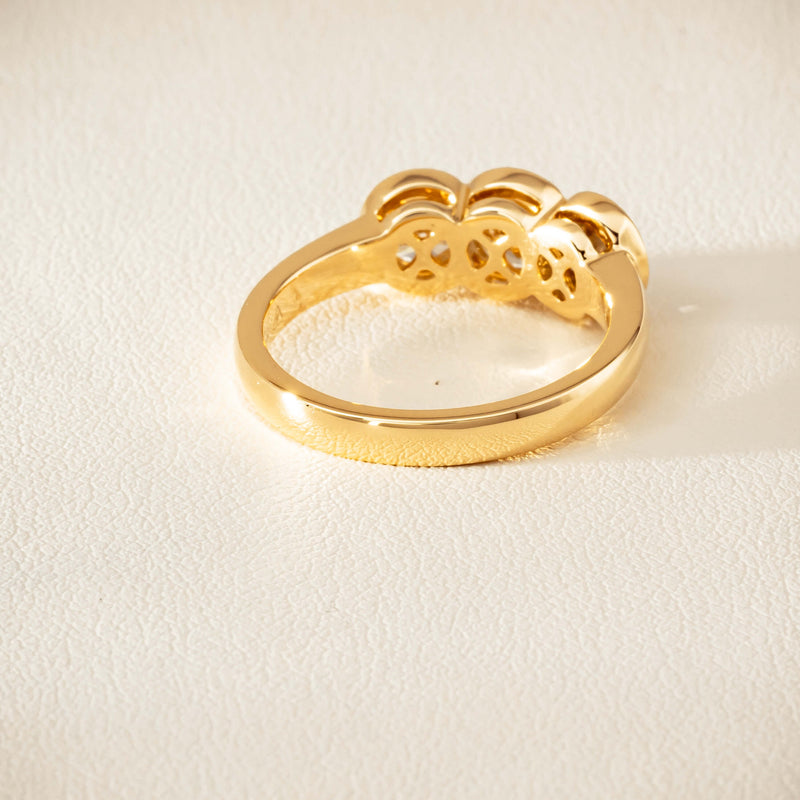18ct Yellow Gold 1.39ct Reclaimed Diamond Natalia Ring