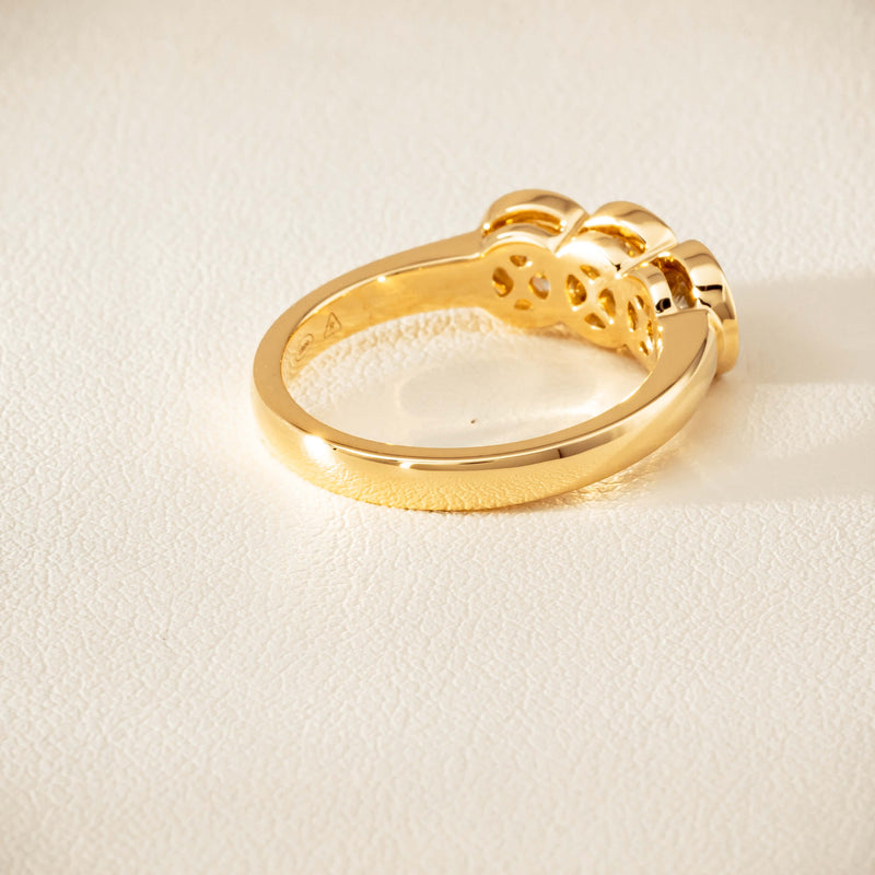 18ct Yellow Gold 1.39ct Reclaimed Diamond Natalia Ring