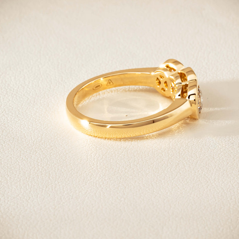 18ct Yellow Gold 1.39ct Reclaimed Diamond Natalia Ring