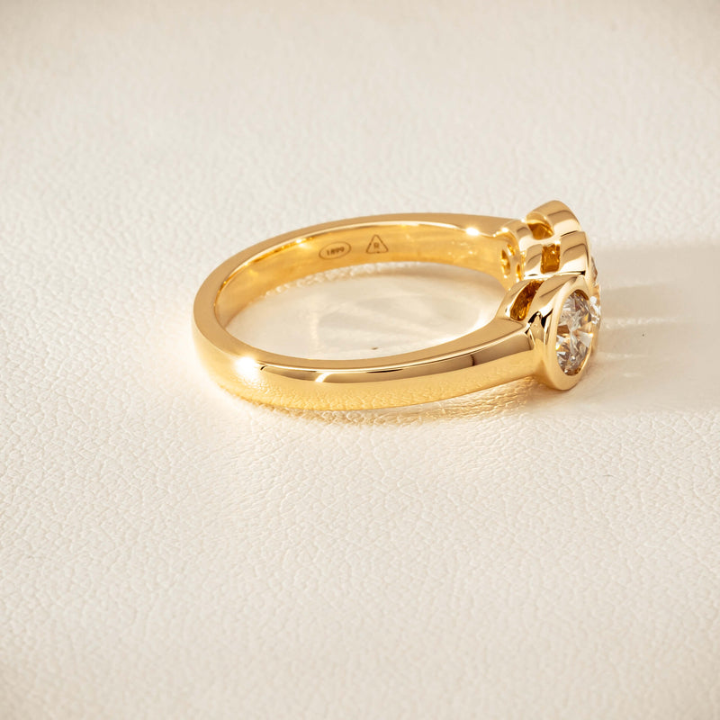 18ct Yellow Gold 1.39ct Reclaimed Diamond Natalia Ring