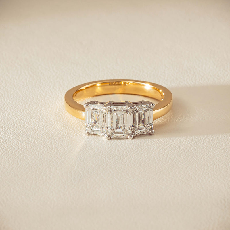 18ct Yellow & White Gold 2.41ct Diamond Odyssey Ring - Ring - Walker & Hall