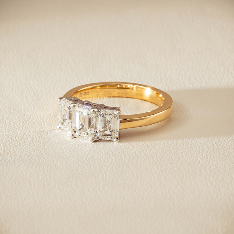 18ct Yellow & White Gold 2.41ct Diamond Odyssey Ring - Ring - Walker & Hall