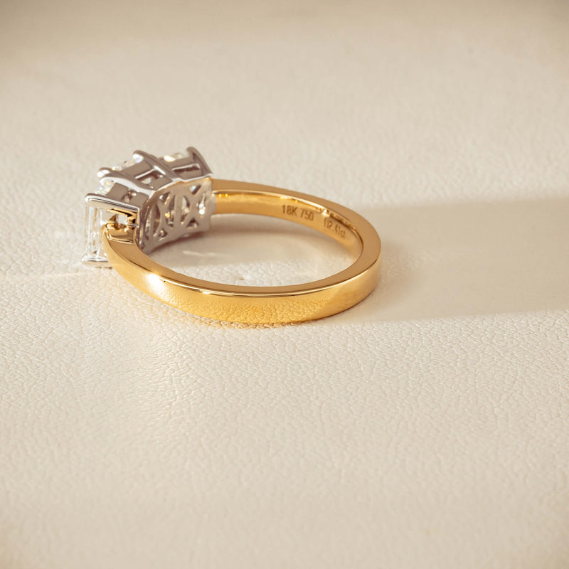 18ct Yellow & White Gold 2.41ct Diamond Odyssey Ring - Ring - Walker & Hall