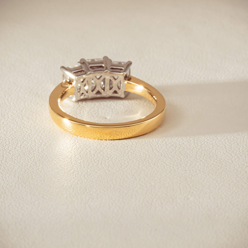 18ct Yellow & White Gold 2.41ct Diamond Odyssey Ring - Ring - Walker & Hall