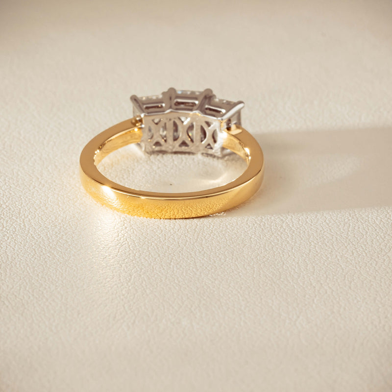 18ct Yellow & White Gold 2.41ct Diamond Odyssey Ring - Ring - Walker & Hall