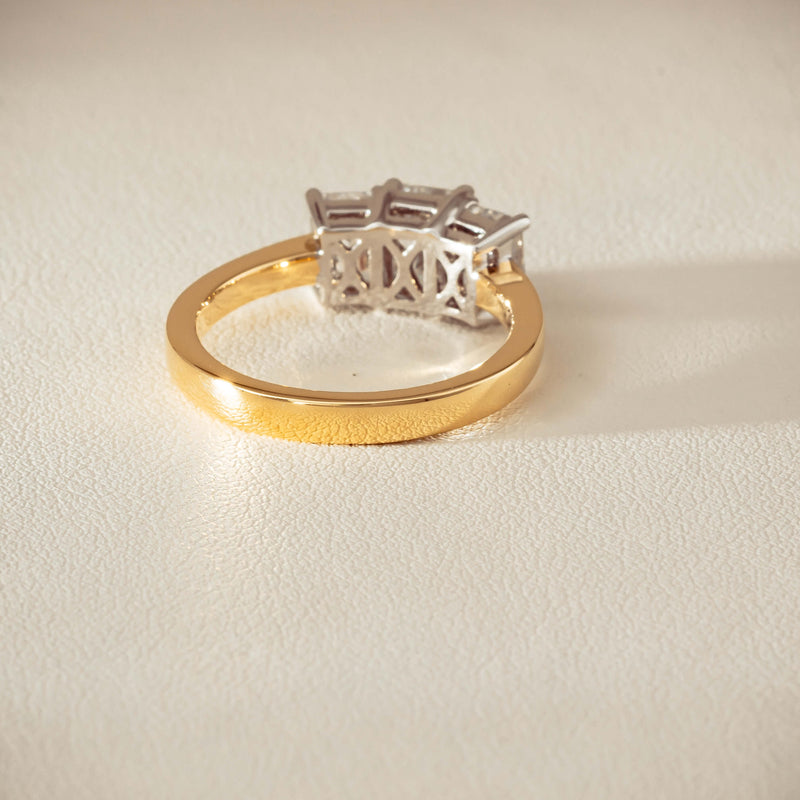18ct Yellow & White Gold 2.41ct Diamond Odyssey Ring - Ring - Walker & Hall