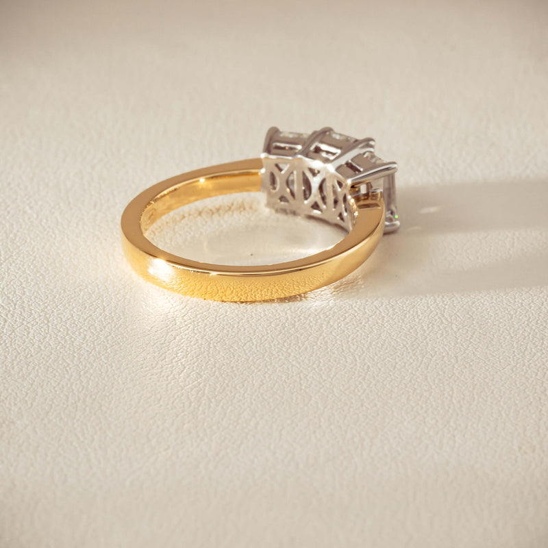 18ct Yellow & White Gold 2.41ct Diamond Odyssey Ring - Ring - Walker & Hall