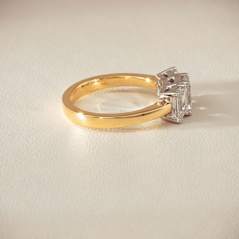 18ct Yellow & White Gold 2.41ct Diamond Odyssey Ring - Ring - Walker & Hall