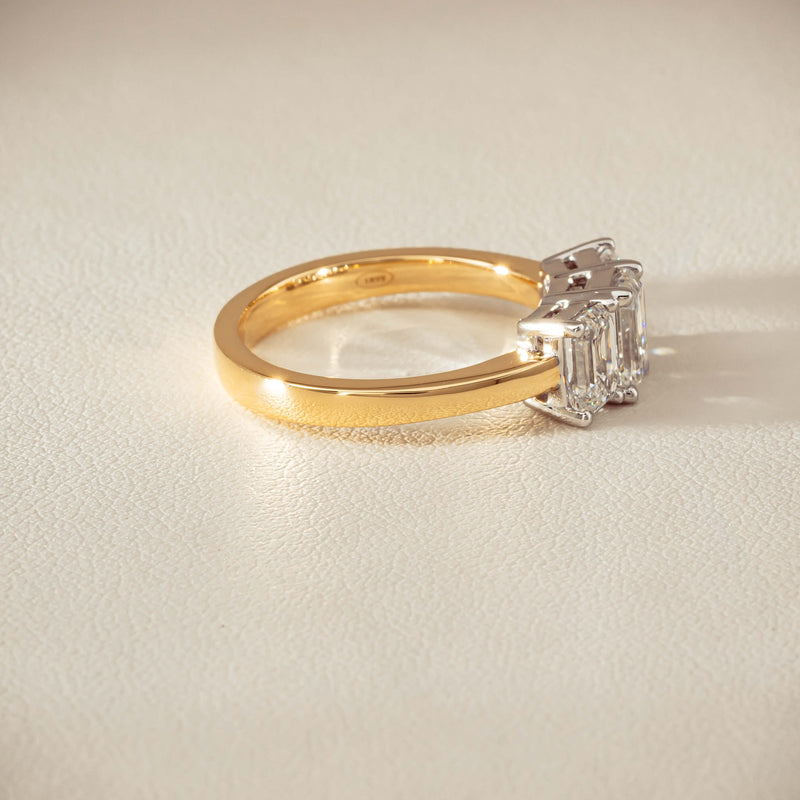 18ct Yellow & White Gold 2.41ct Diamond Odyssey Ring - Ring - Walker & Hall