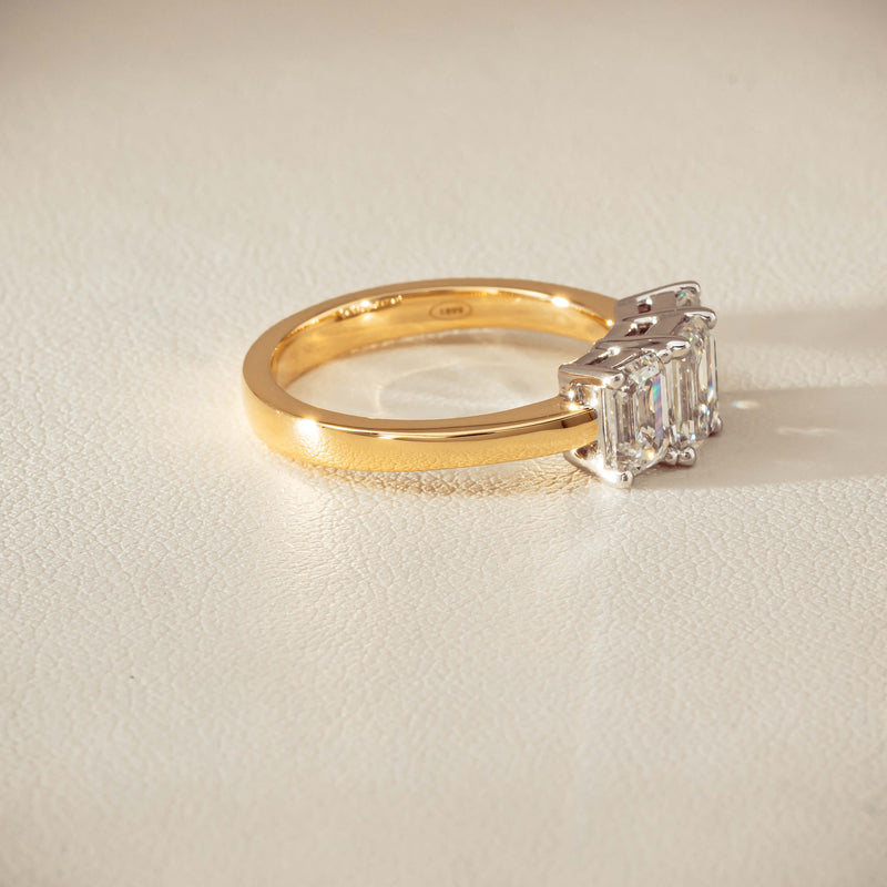 18ct Yellow & White Gold 2.41ct Diamond Odyssey Ring - Ring - Walker & Hall