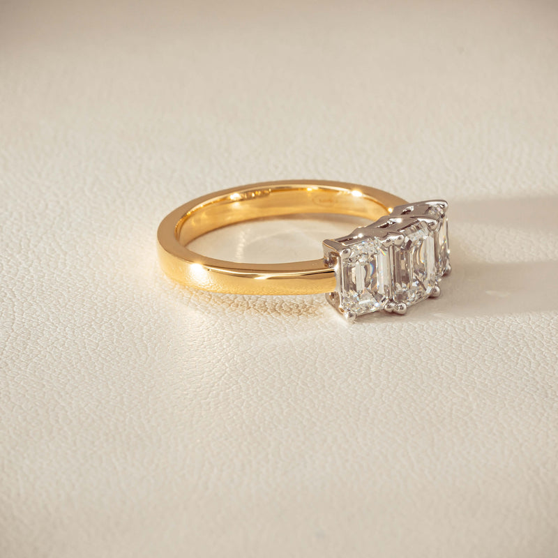 18ct Yellow & White Gold 2.41ct Diamond Odyssey Ring - Ring - Walker & Hall