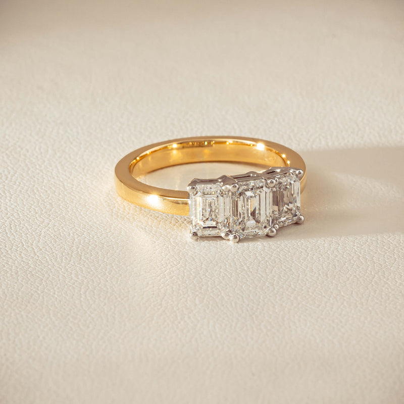 18ct Yellow & White Gold 2.41ct Diamond Odyssey Ring - Ring - Walker & Hall