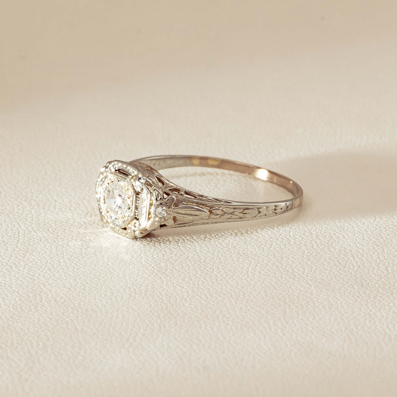 Deja Vu 18ct White Gold .35ct Diamond Ring - Ring - Walker & Hall