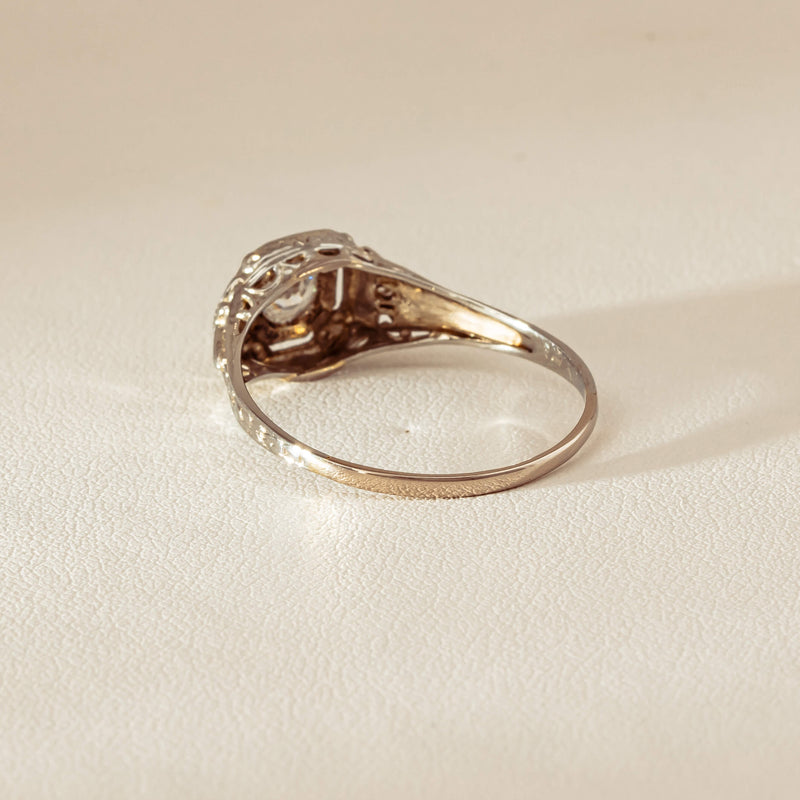 Deja Vu 18ct White Gold .35ct Diamond Ring - Ring - Walker & Hall