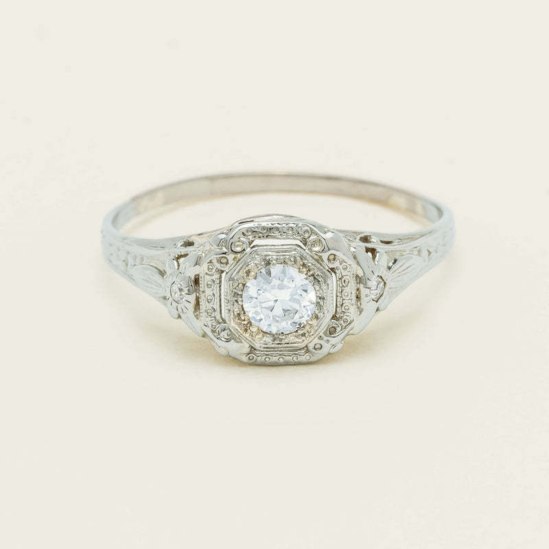 Deja Vu 18ct White Gold .35ct Diamond Ring - Ring - Walker & Hall