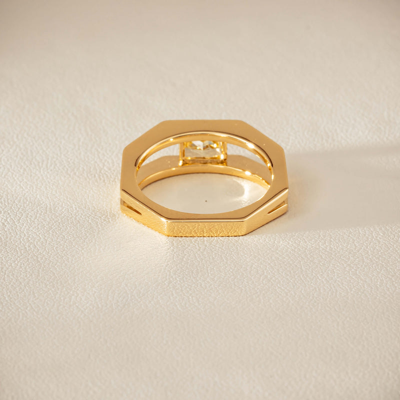 18ct Yellow Gold .70ct Fancy Diamond Openwork Ring - Ring - Walker & Hall