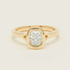 18ct Yellow Gold 1.00ct Cushion Cut Diamond Natalia Ring