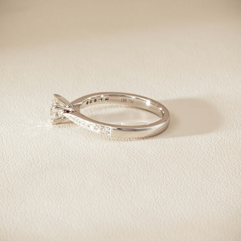 18ct White Gold .50ct Diamond Zenith Ring
