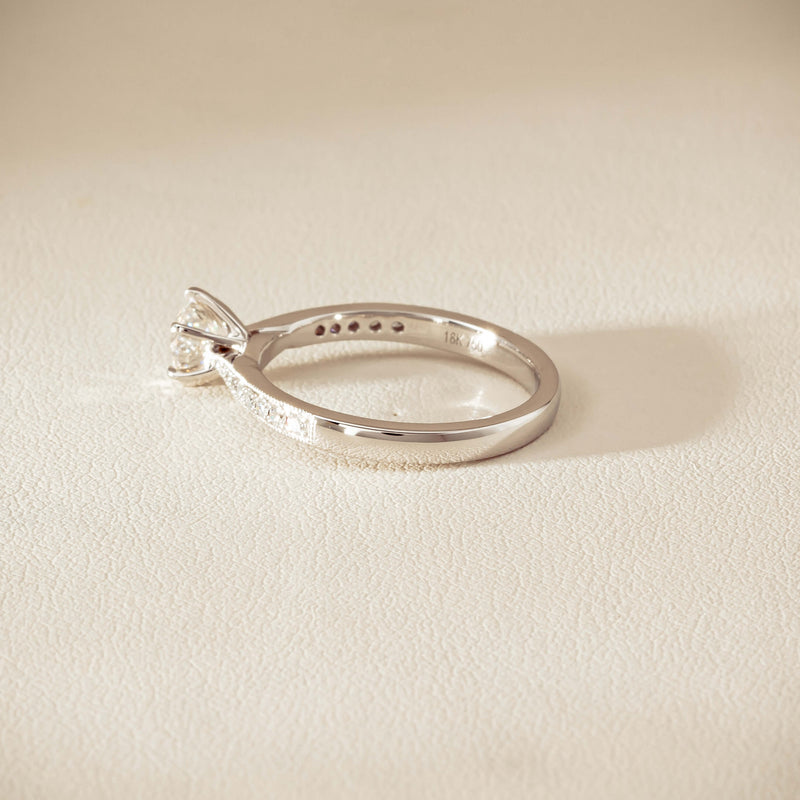 18ct White Gold .50ct Diamond Zenith Ring