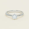 18ct White Gold .50ct Diamond Zenith Ring