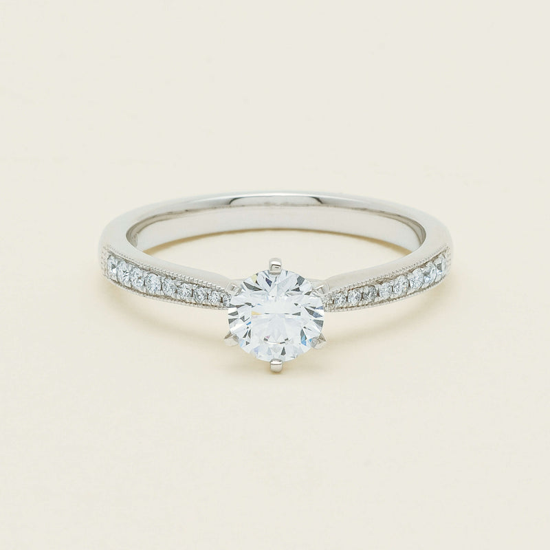 18ct White Gold .50ct Diamond Zenith Ring