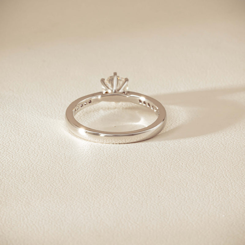 18ct White Gold .50ct Diamond Zenith Ring