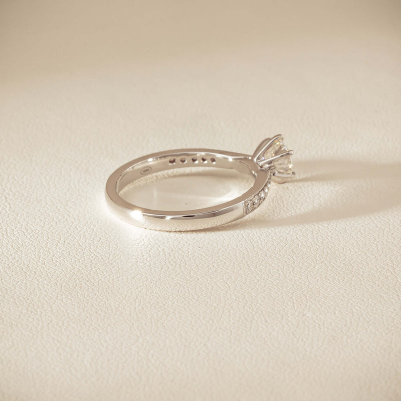 18ct White Gold .50ct Diamond Zenith Ring