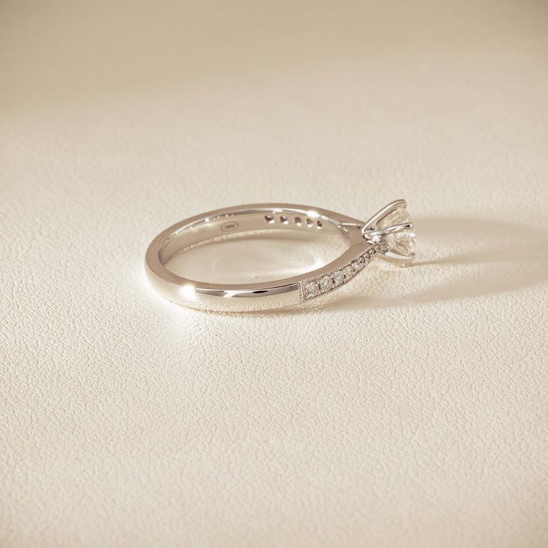 18ct White Gold .50ct Diamond Zenith Ring